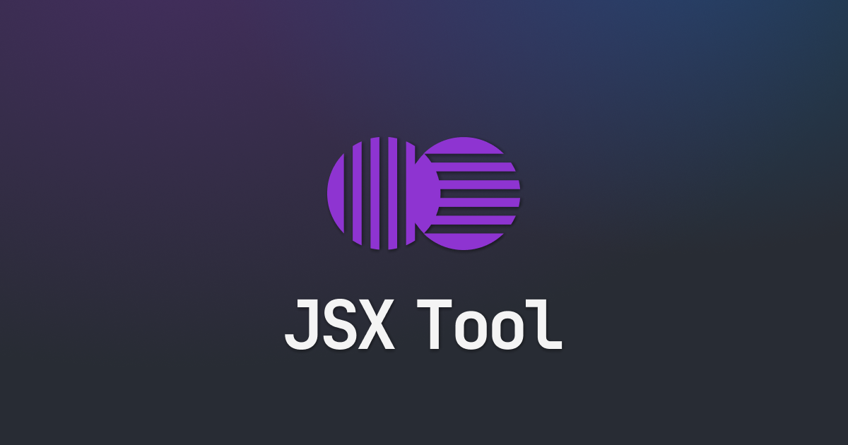 JSX Tool